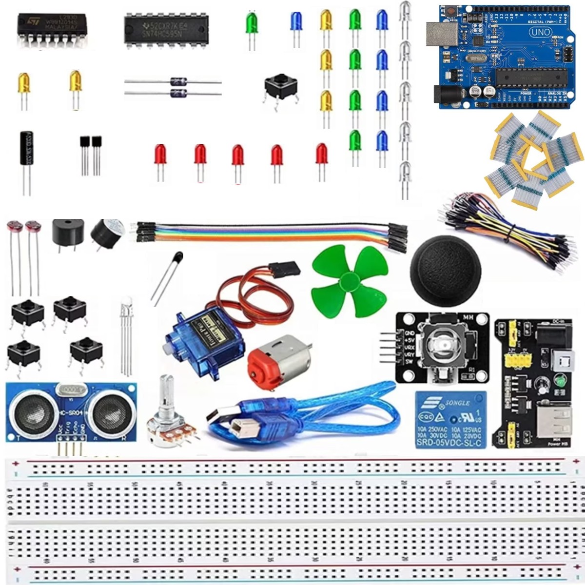 Basic Starter Kit compatible with Arduino UnoLets Go Green  R3